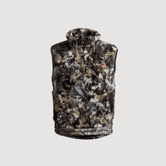 SITKA Hunting Jacket Fleece Fanatic Vest Camo Hunting Vest NEW - Picture 1 of 7